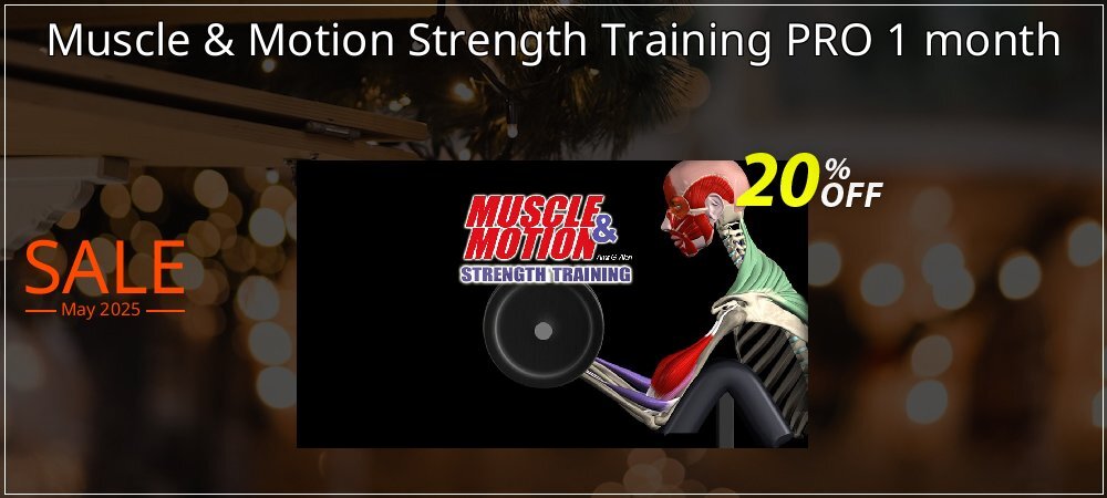 Muscle & Motion Strength Training PRO 1 month coupon on Tell a Lie Day sales