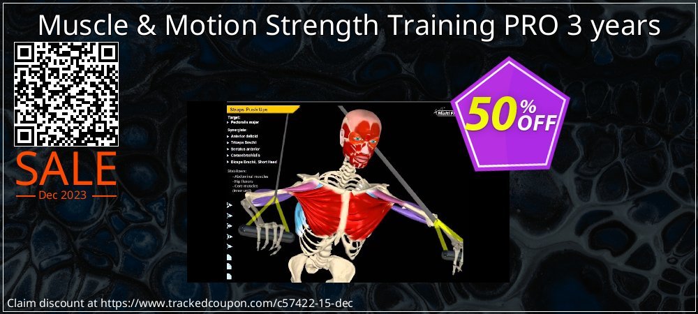 Muscle & Motion Strength Training PRO 3 years coupon on National Walking Day deals