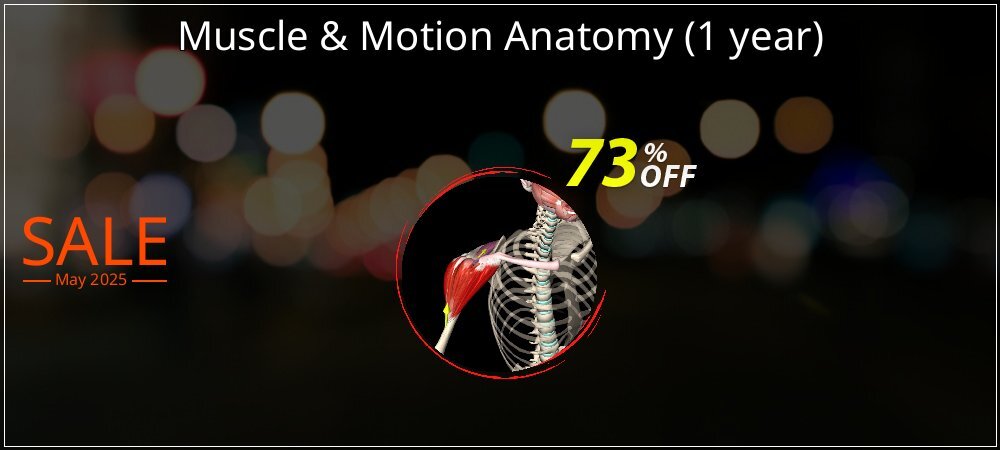 Muscle & Motion Anatomy - 1 year  coupon on April Fools' Day super sale