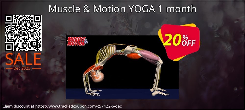 Muscle & Motion YOGA 1 month coupon on World Party Day deals