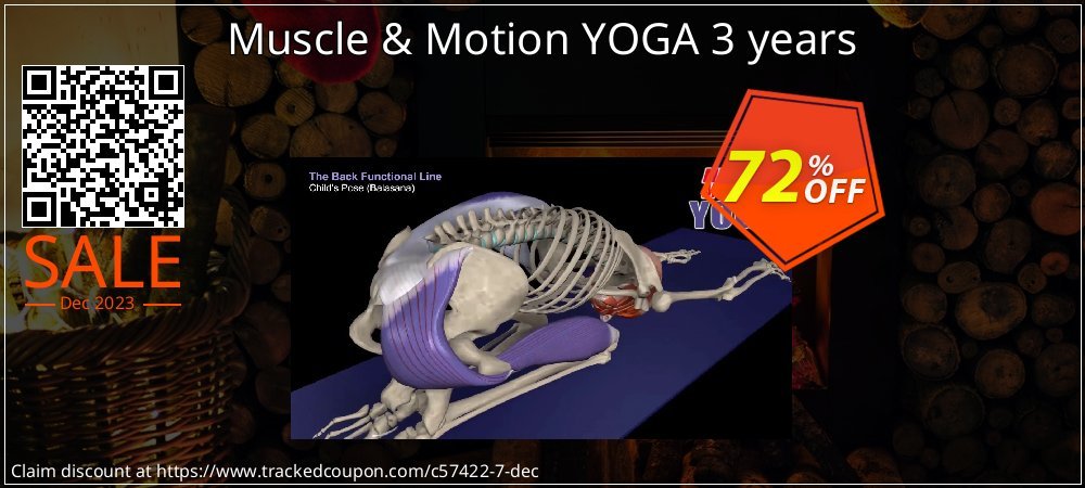 Muscle & Motion YOGA 3 years coupon on April Fools' Day offer