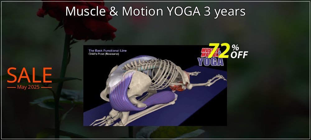 Muscle & Motion YOGA 3 years coupon on April Fools' Day offer