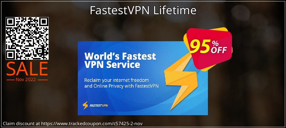 FastestVPN Lifetime coupon on Working Day deals