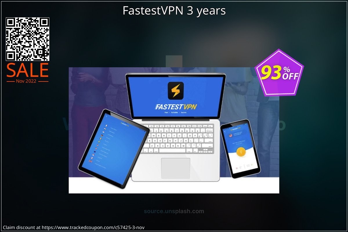 FastestVPN 3 years coupon on Easter Day deals