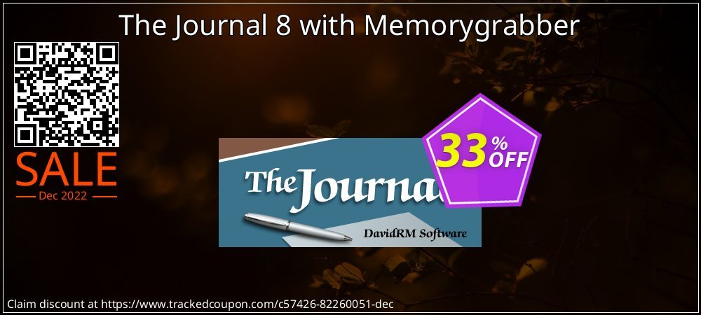 The Journal 8 with Memorygrabber coupon on Palm Sunday offering discount