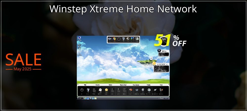 Winstep Xtreme Home Network coupon on April Fools' Day offer