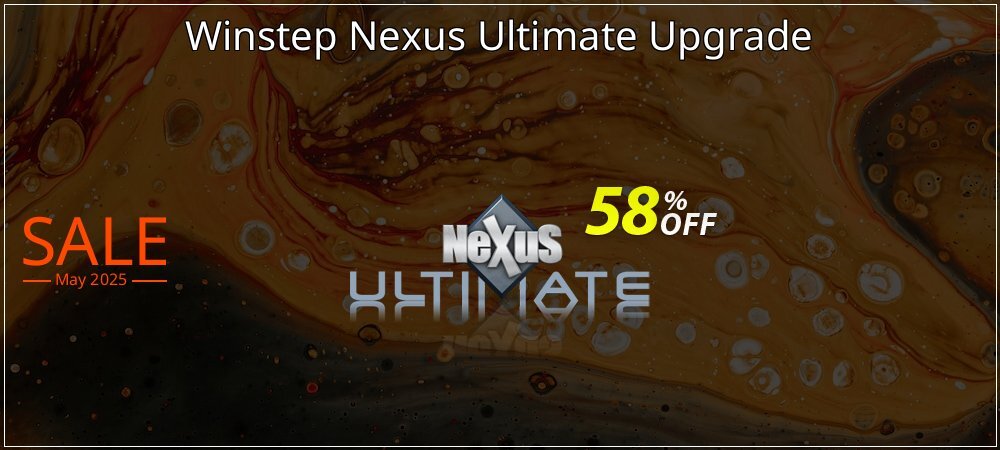 Winstep Nexus Ultimate Upgrade coupon on National Pizza Party Day offering sales