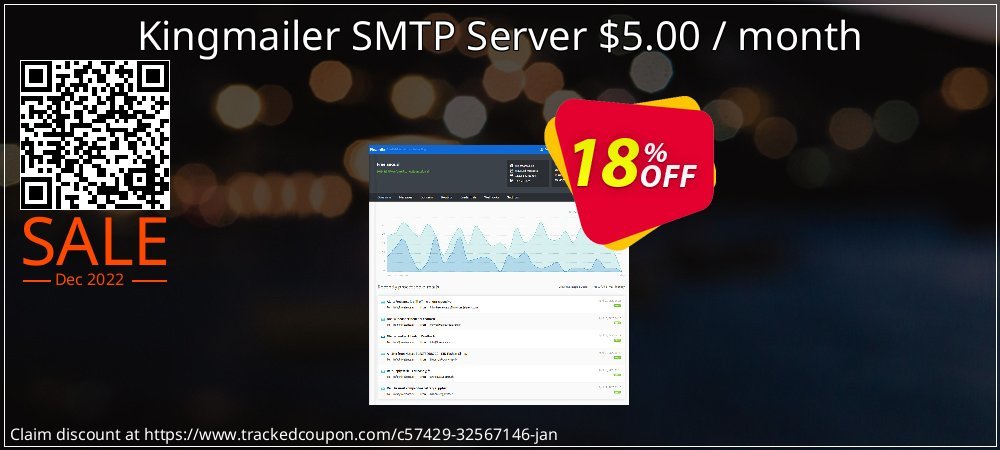 Kingmailer SMTP Server coupon on World Party Day sales