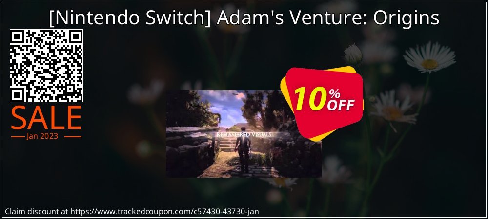  - Nintendo Switch Adam's Venture: Origins coupon on World Backup Day deals