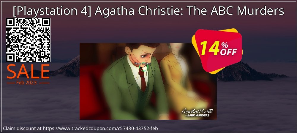  - Playstation 4 Agatha Christie: The ABC Murders coupon on April Fools Day offering sales