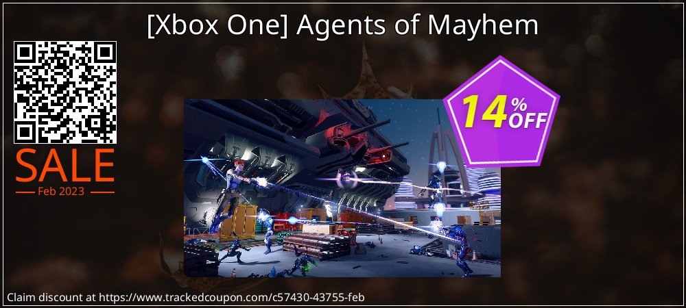  - Xbox One Agents of Mayhem coupon on World Backup Day promotions