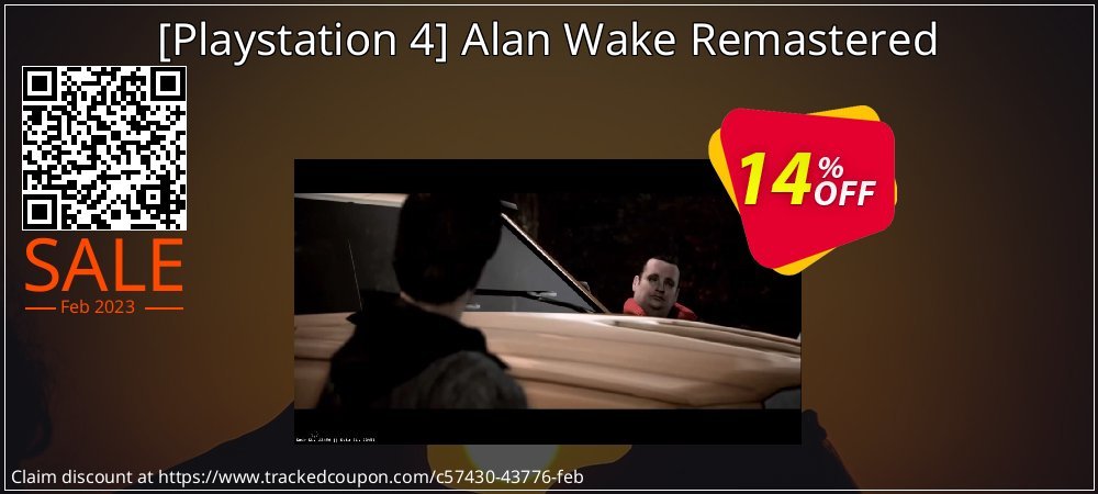  - Playstation 4 Alan Wake Remastered coupon on Palm Sunday offer