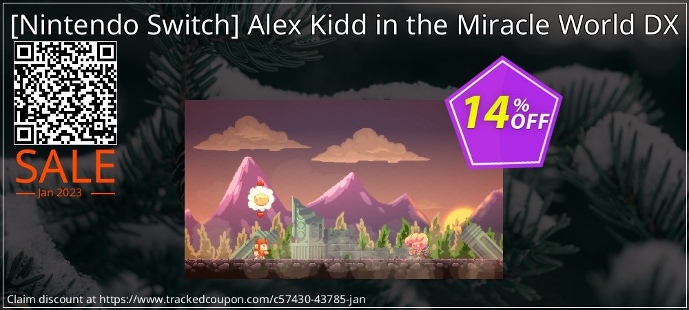  - Nintendo Switch Alex Kidd in the Miracle World DX coupon on World Backup Day offer