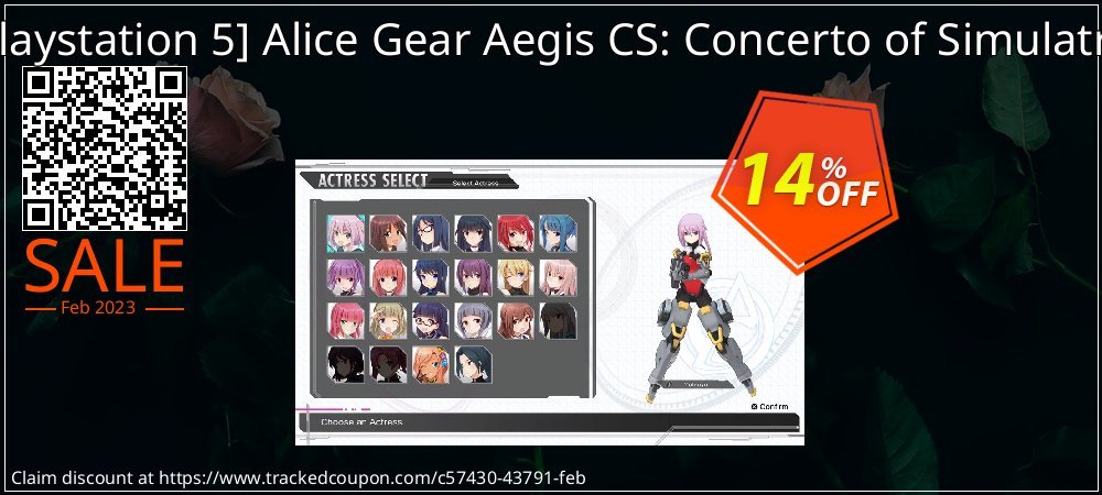  - Playstation 5 Alice Gear Aegis CS: Concerto of Simulatrix coupon on Palm Sunday promotions