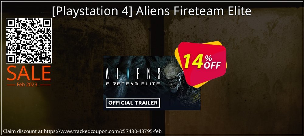  - Playstation 4 Aliens Fireteam Elite coupon on World Backup Day discount