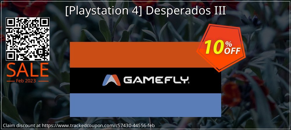  - Playstation 4 Desperados III coupon on Palm Sunday promotions