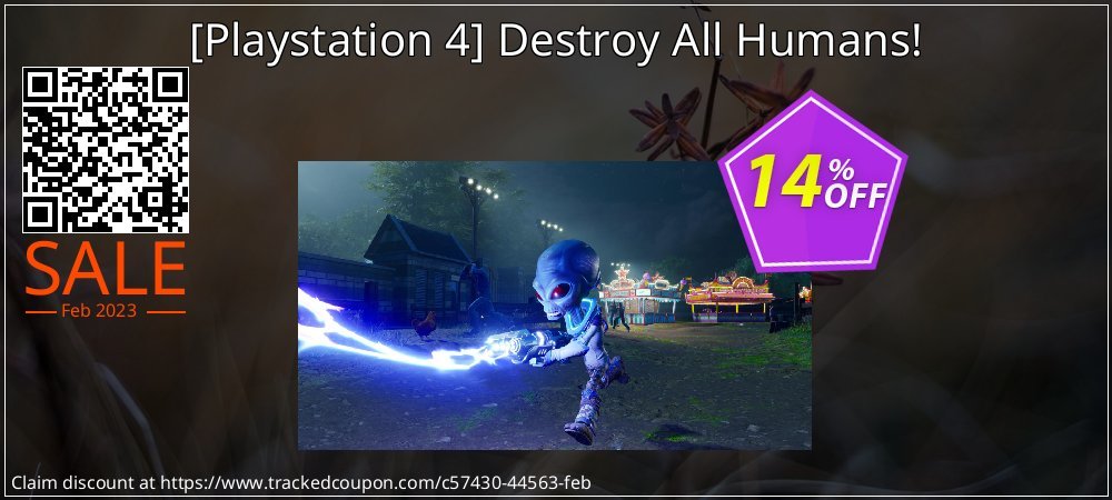  - Playstation 4 Destroy All Humans! coupon on Virtual Vacation Day super sale