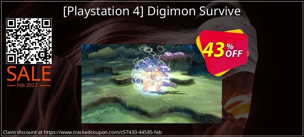 - Playstation 4 Digimon Survive coupon on World Backup Day deals