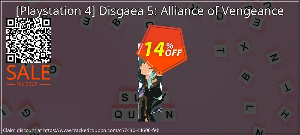  - Playstation 4 Disgaea 5: Alliance of Vengeance coupon on Palm Sunday offering discount