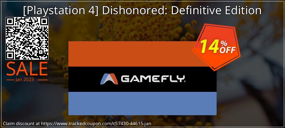  - Playstation 4 Dishonored: Definitive Edition coupon on World Backup Day offering discount