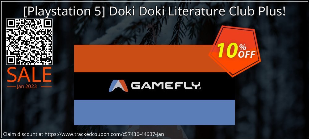  - Playstation 5 Doki Doki Literature Club Plus! coupon on April Fools Day promotions