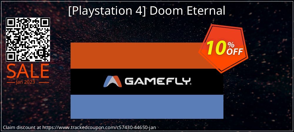  - Playstation 4 Doom Eternal coupon on World Backup Day discount