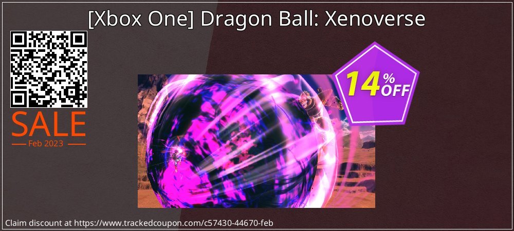  - Xbox One Dragon Ball: Xenoverse coupon on World Backup Day offering sales