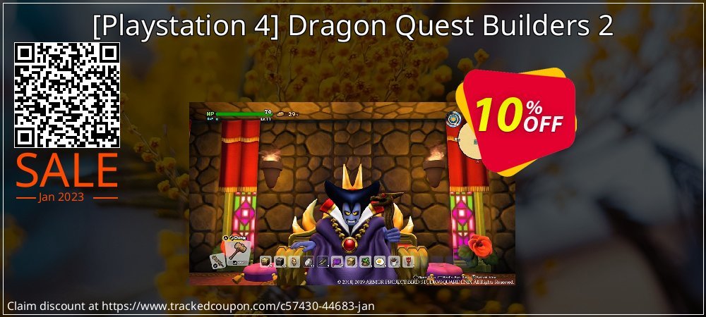  - Playstation 4 Dragon Quest Builders 2 coupon on Virtual Vacation Day sales