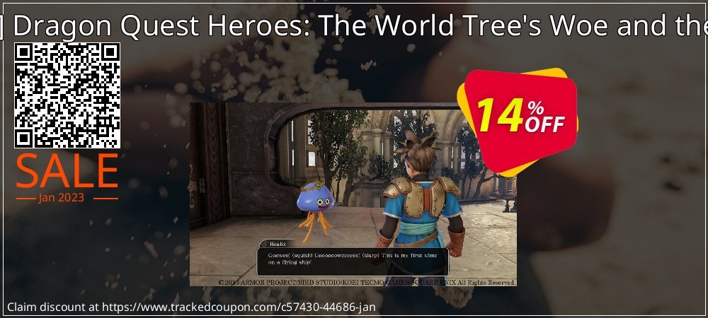  - Playstation 4 Dragon Quest Heroes: The World Tree's Woe and the Blight Below coupon on Palm Sunday discount