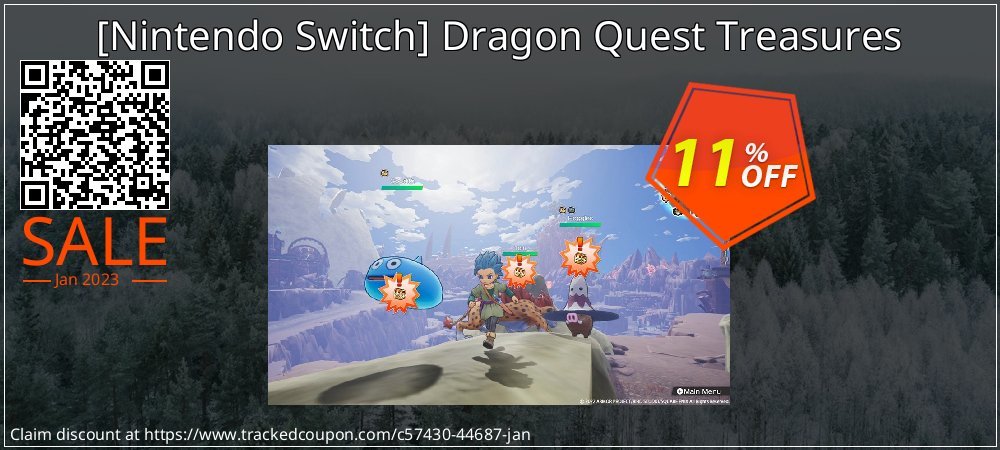  - Nintendo Switch Dragon Quest Treasures coupon on April Fools Day offering discount