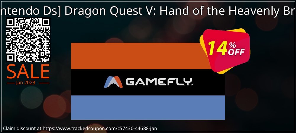  - Nintendo Ds Dragon Quest V: Hand of the Heavenly Bride coupon on Virtual Vacation Day offering sales