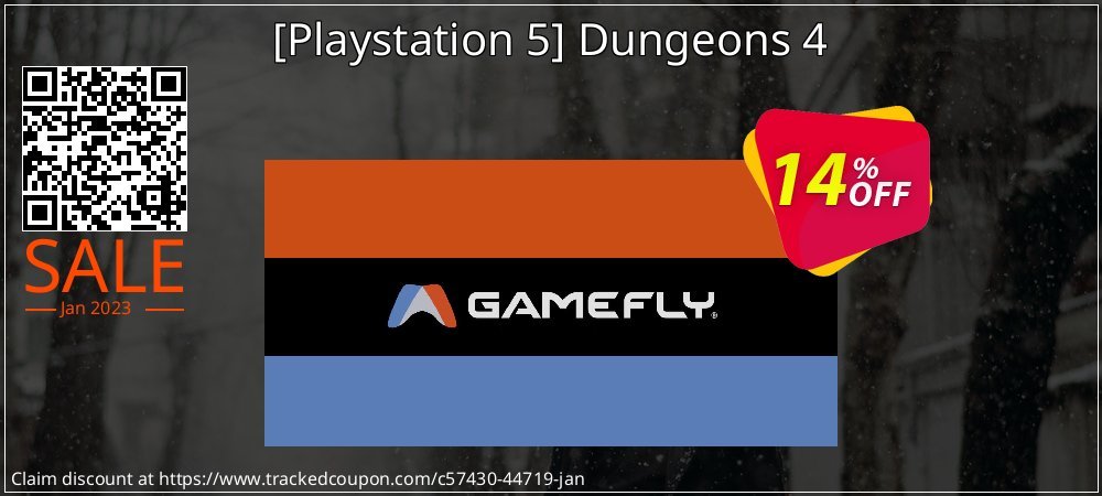  - Playstation 5 Dungeons 4 coupon on April Fools' Day sales