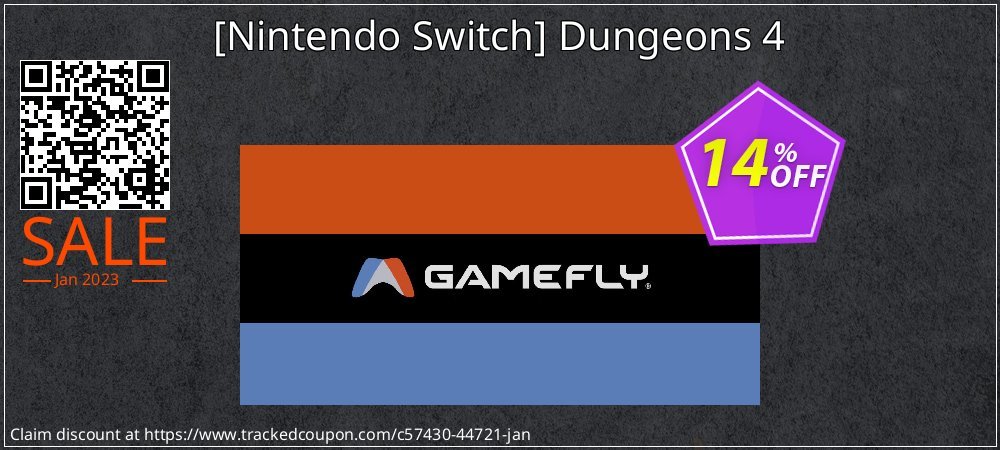  - Nintendo Switch Dungeons 4 coupon on Palm Sunday offer