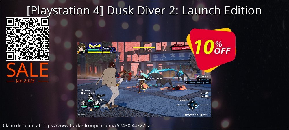  - Playstation 4 Dusk Diver 2: Launch Edition coupon on April Fools Day promotions