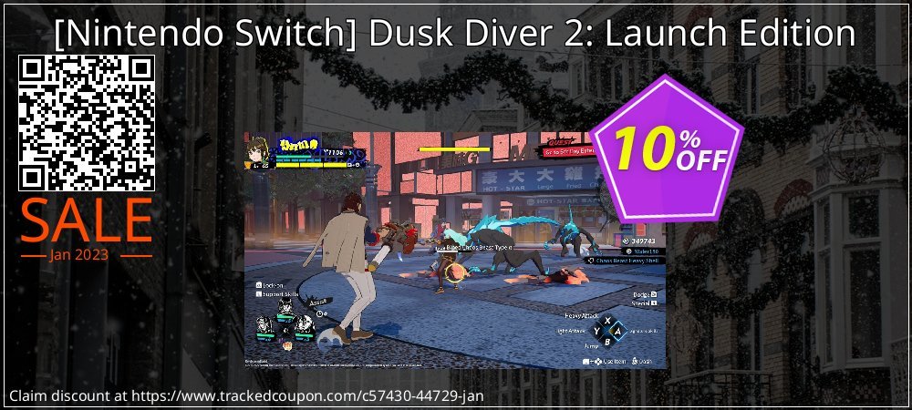  - Nintendo Switch Dusk Diver 2: Launch Edition coupon on April Fools' Day deals
