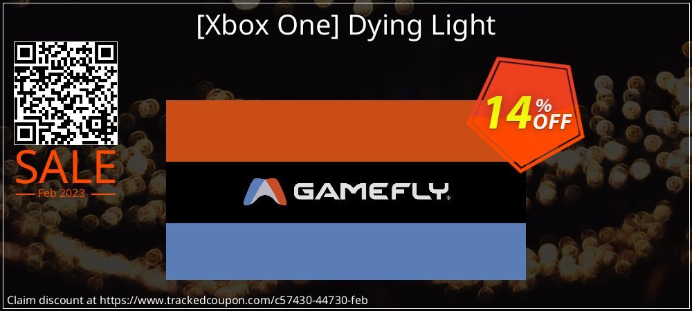  - Xbox One Dying Light coupon on World Backup Day offer