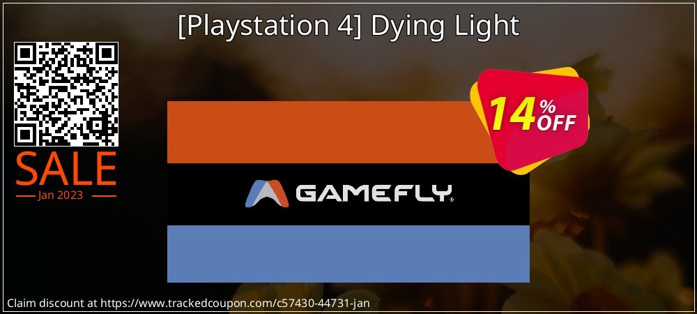  - Playstation 4 Dying Light coupon on Palm Sunday discount