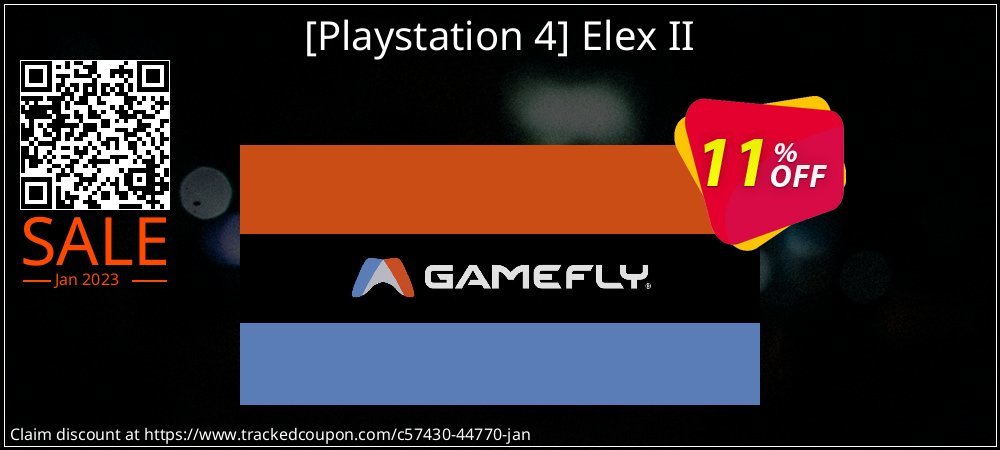  - Playstation 4 Elex II coupon on World Backup Day super sale