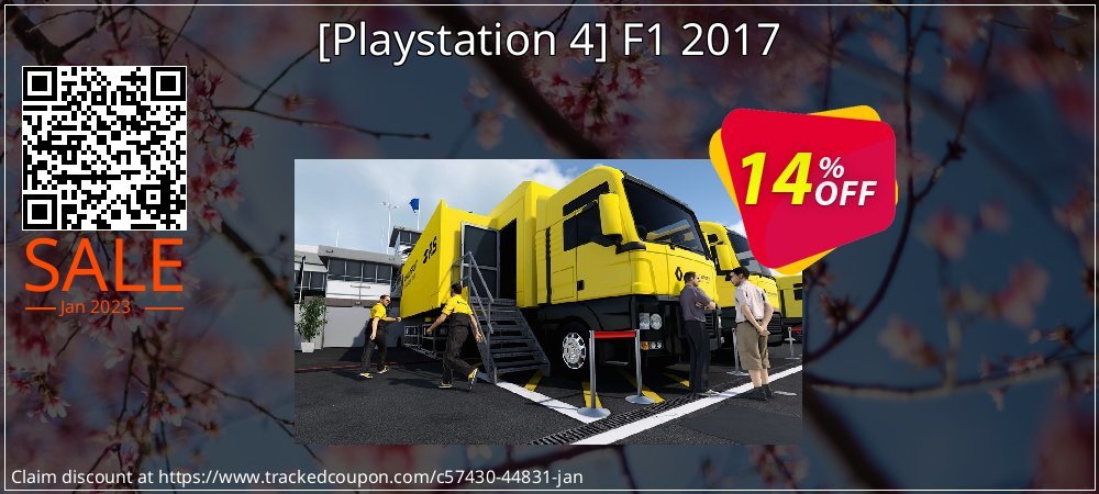  - Playstation 4 F1 2017 coupon on Palm Sunday offering discount