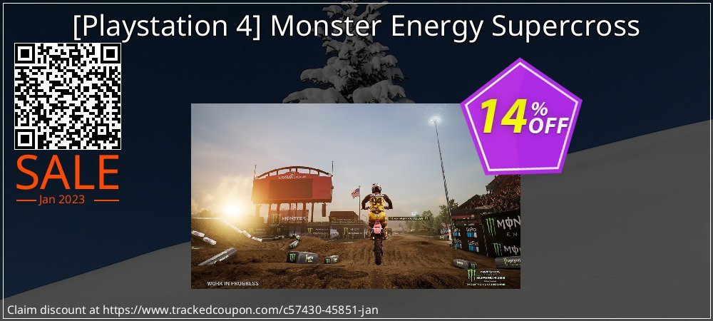  - Playstation 4 Monster Energy Supercross coupon on Women Day discounts