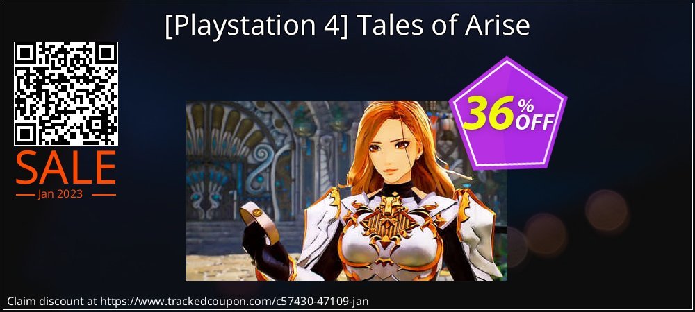  - Playstation 4 Tales of Arise coupon on Happy New Year discount