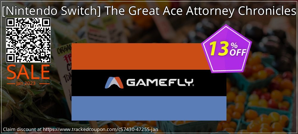  - Nintendo Switch The Great Ace Attorney Chronicles coupon on New Year's Day offering sales