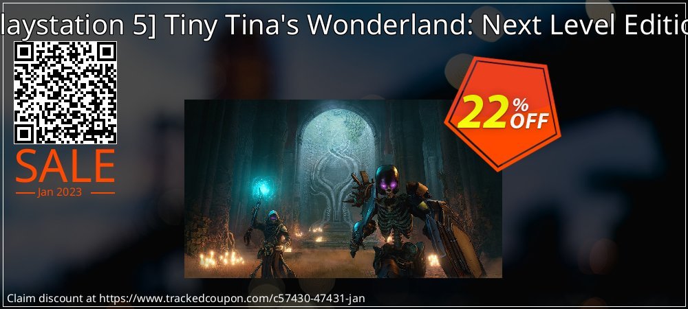  - Playstation 5 Tiny Tina's Wonderland: Next Level Edition coupon on Women Day discount