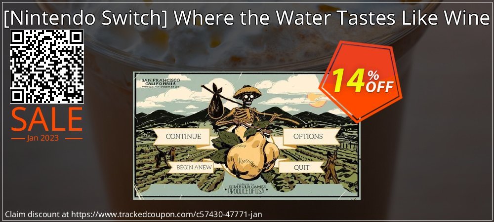  - Nintendo Switch Where the Water Tastes Like Wine coupon on Macintosh Computer Day promotions