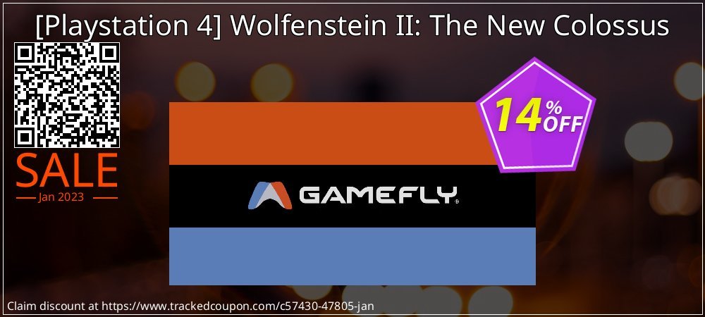  - Playstation 4 Wolfenstein II: The New Colossus coupon on Valentine discounts