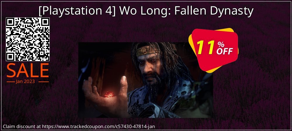  - Playstation 4 Wo Long: Fallen Dynasty coupon on Valentine's Day discounts