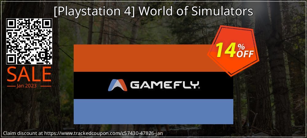  - Playstation 4 World of Simulators coupon on Kiss Day deals