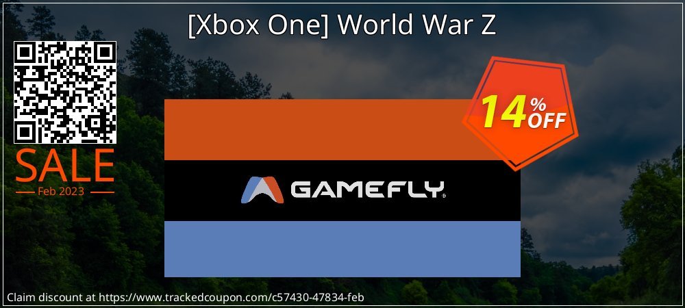  - Xbox One World War Z coupon on Teddy Day sales