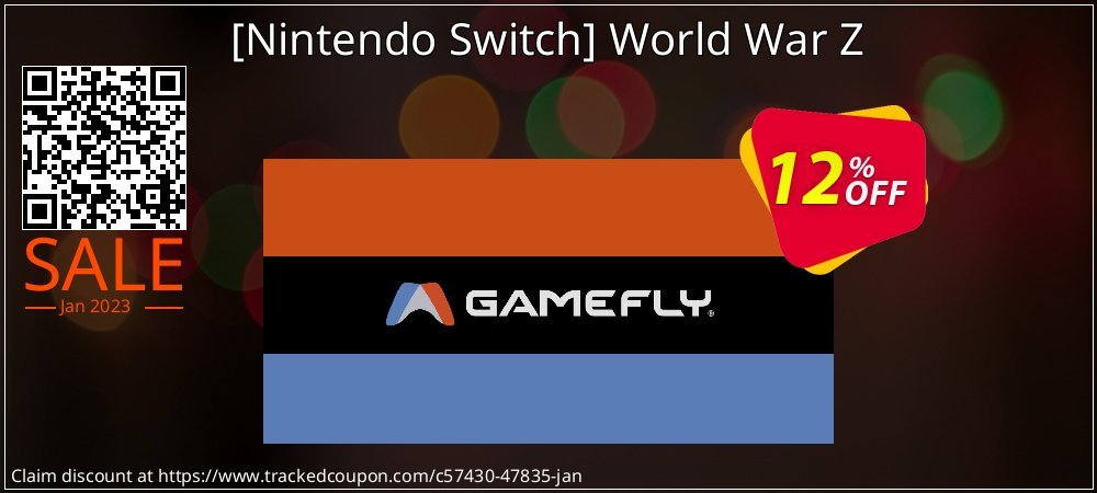  - Nintendo Switch World War Z coupon on Hug Day deals