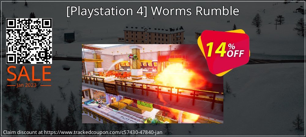  - Playstation 4 Worms Rumble coupon on New Year's Weekend offering sales